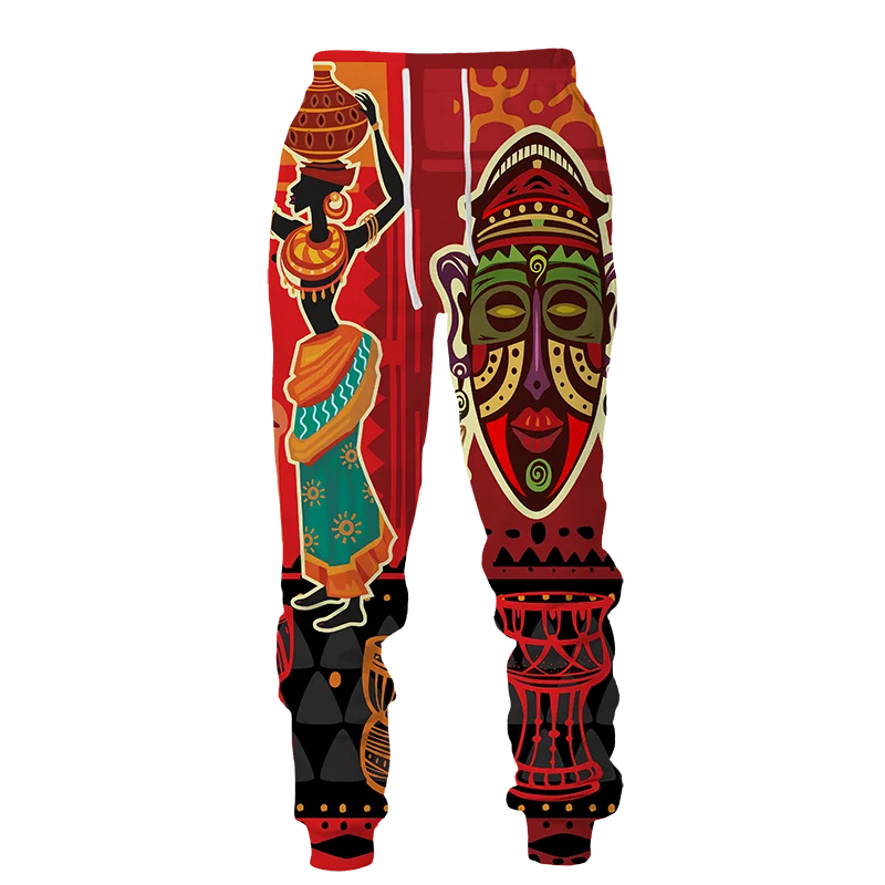 New  African Casual Men/women  Suits Couple Outfits Vintage Culturally Influenced   Hoodies+Pants Male/Female Tracksuit Set