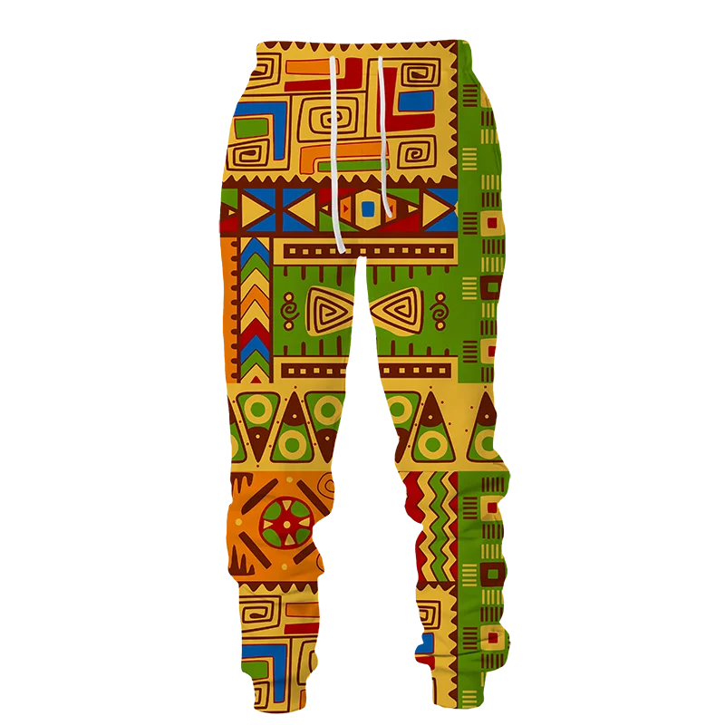 New  African Casual Men/women  Suits Couple Outfits Vintage Culturally Influenced   Hoodies+Pants Male/Female Tracksuit Set