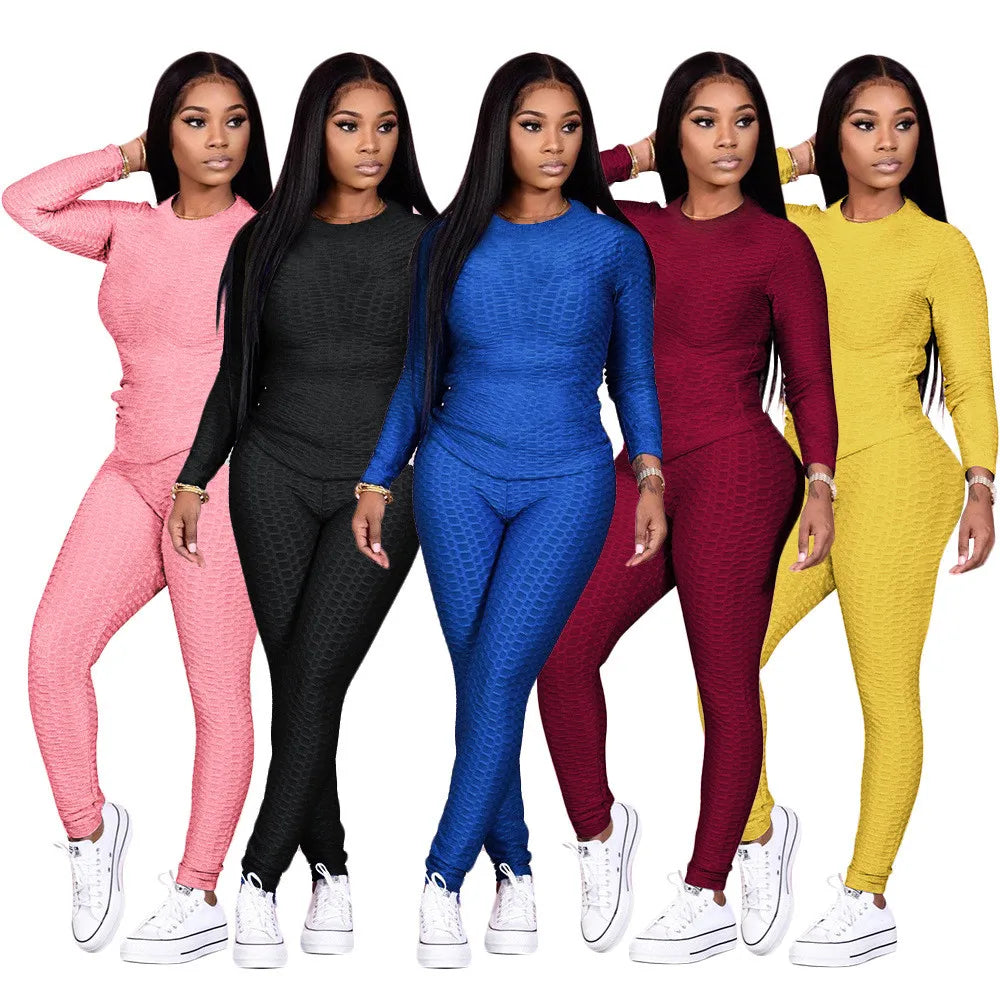 Two Piece Sweat Suits Women Matching Sets Joggers Sweatshirt and Sweatpants Casual Tracksuit 2 Piece jogging set Outfits