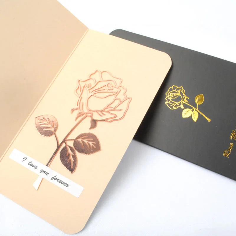 1PC Beautiful Rose Gold Metal Bookmark Fashion Electroplated Rose Gold Clips for Books Paper Creative