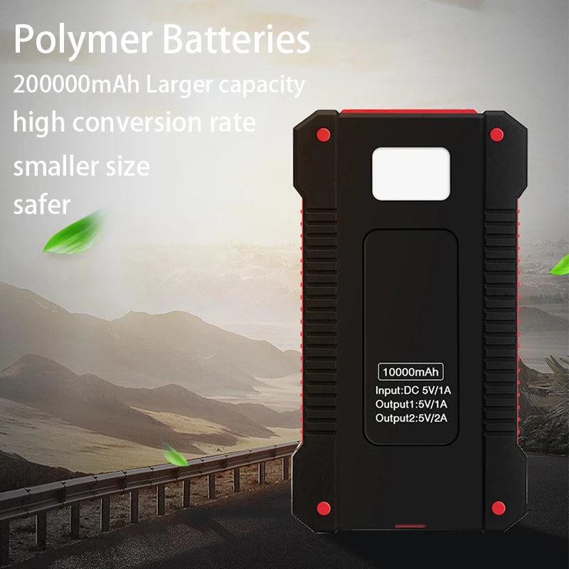 Portable Large Capacity Solar Power Charging Bank (20,000mAh Battery )