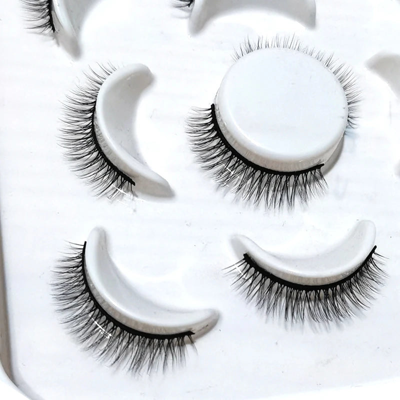 NEW 2-5 pairs Mink Eyelashes 3D False lashes Thick Crisscross Makeup Eyelash Extension Natural Volume Soft Fake Eye Lashes