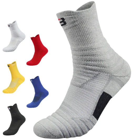 Elite Basketball Fitness Running Athletic Compression Quarter Socks