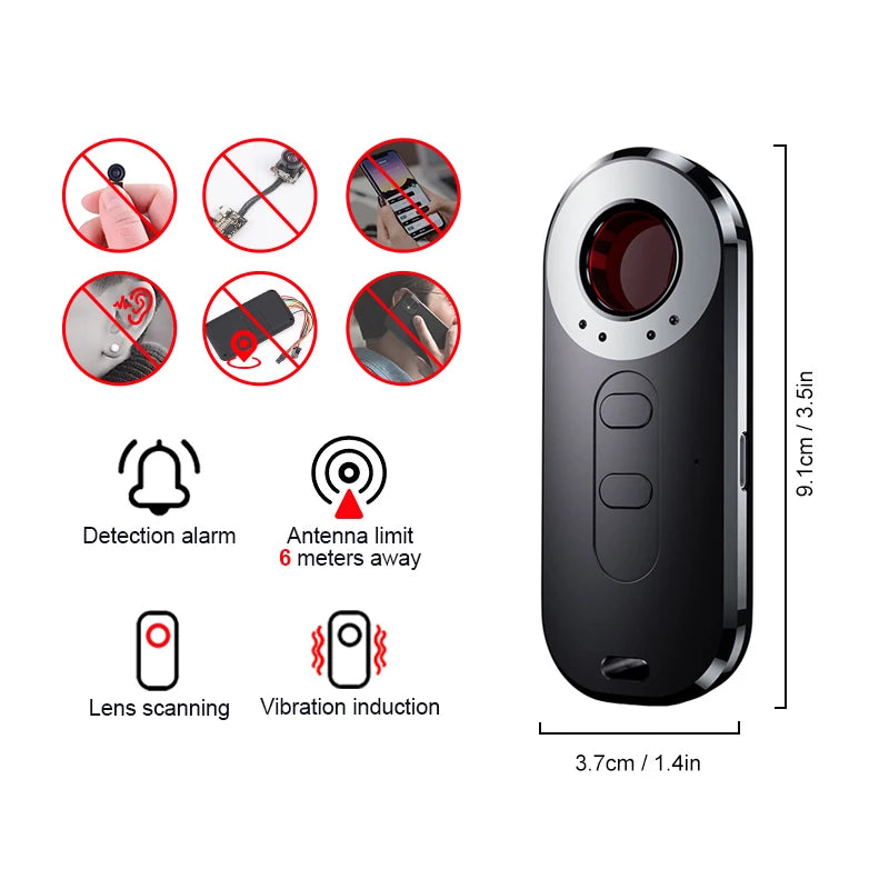 Anti-Spy Infrared Camera Detector