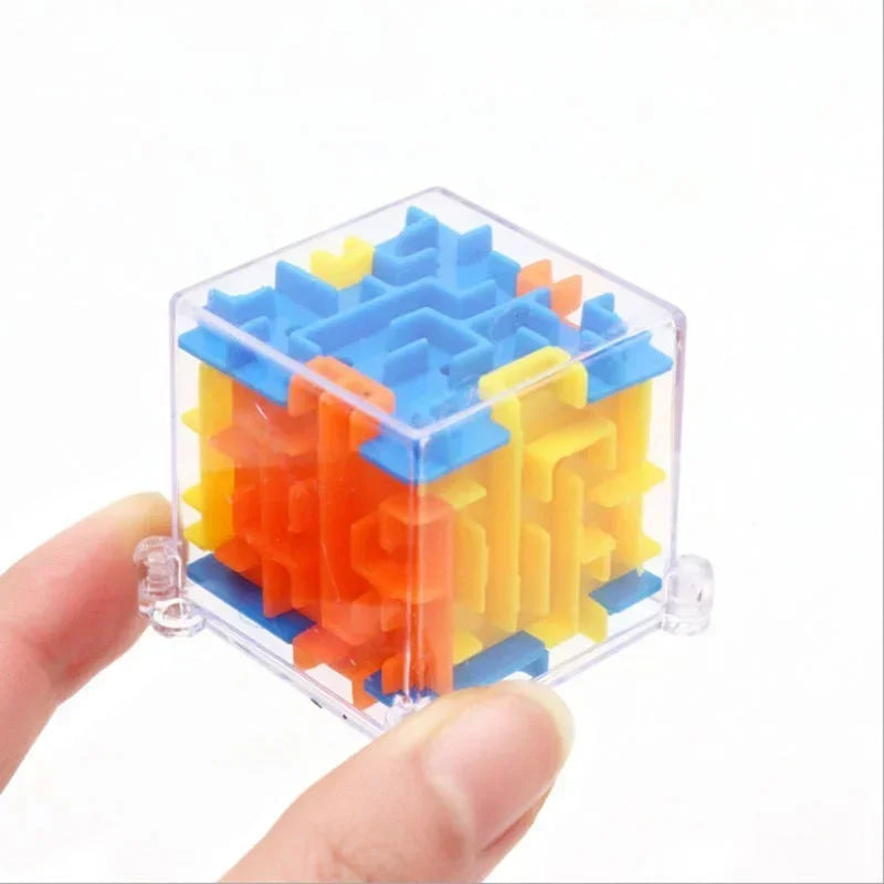 6-Sided Cube (Round) Puzzle Maze