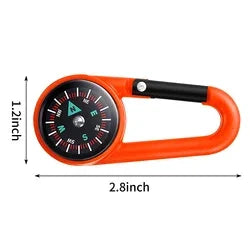 Mini Lightweight Key-Chain Camping Survival Compass