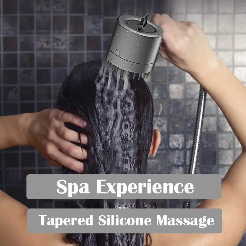 3 Modes Filtered Shower Head High Pressure Water Massage