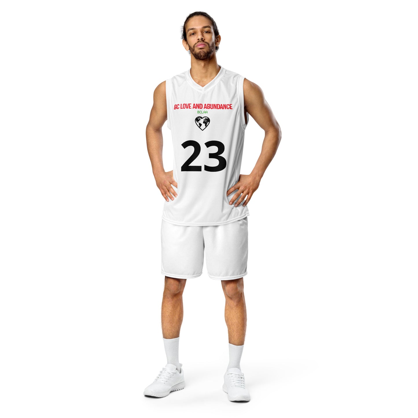 BC Love and Abundance unisex basketball jersey