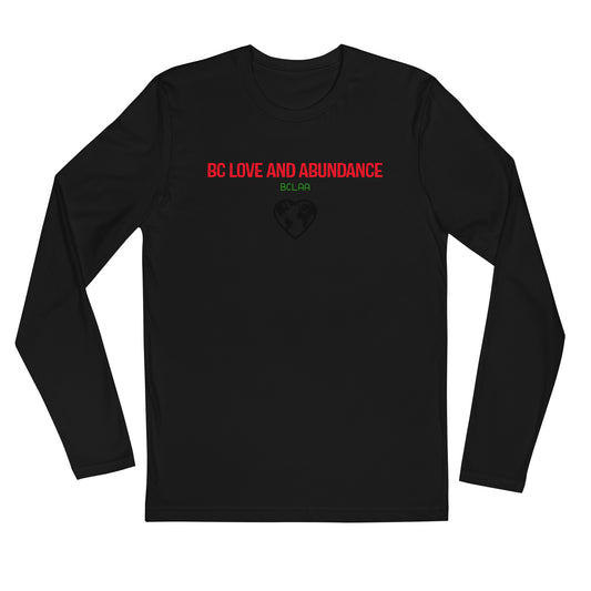 BC Love and Abundance Long Sleeve Fitted Crew