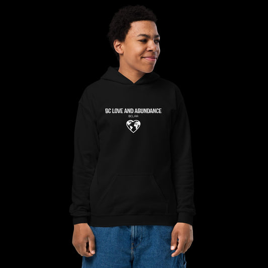 BC Love and Abundance Youth heavy blend hoodie