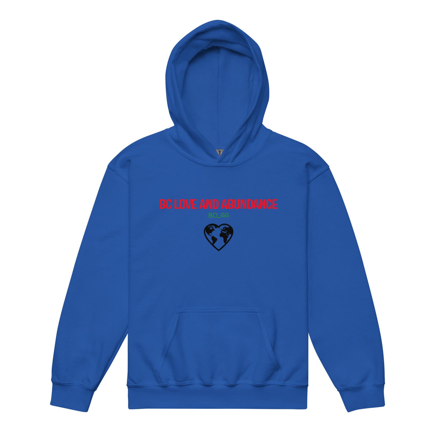 BC Love and Abundance Youth heavy blend hoodie