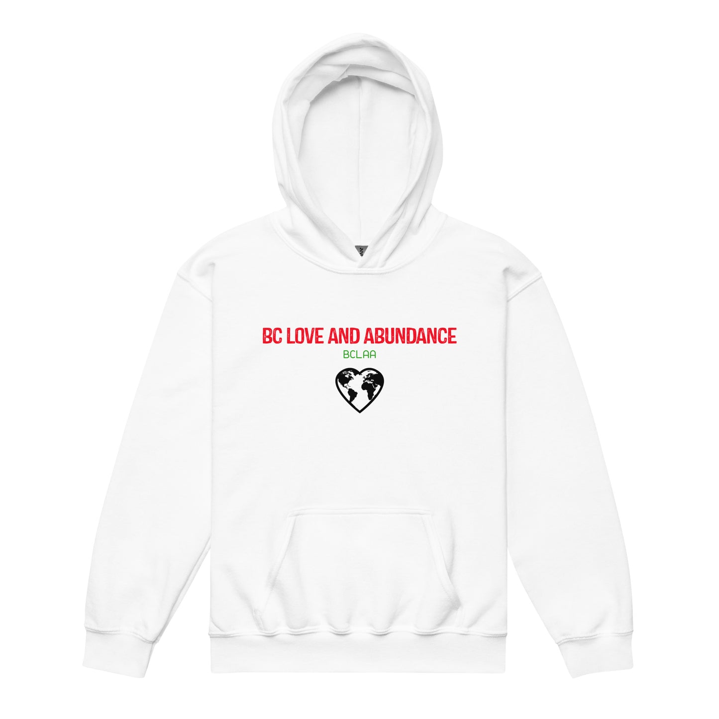 BC Love and Abundance Youth heavy blend hoodie